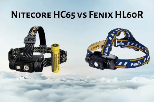 Nitecore HC65 vs Fenix HL60R
